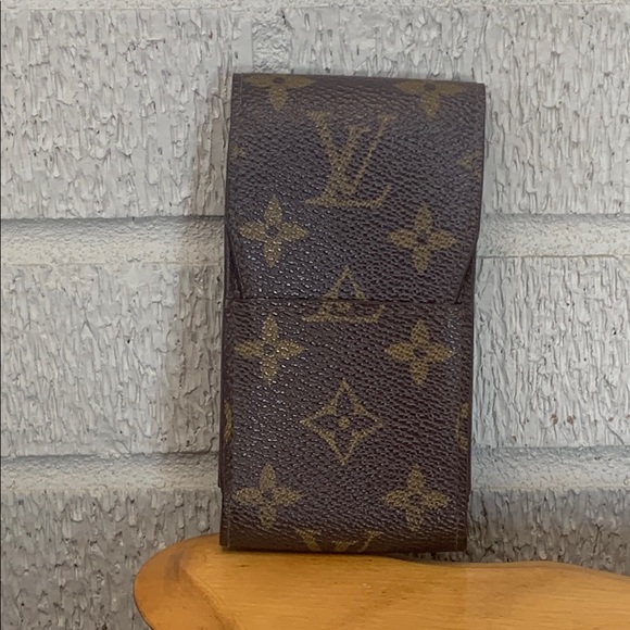 Louis Vuitton Monogram Etui Cigarette Case Vintage Unisex Men's Women's VGUC - Picture 1 of 14